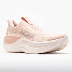 HOKA Skyward Laceless Women's Rose Latte/Rose Cream -Holabird Sports Store 631681 5