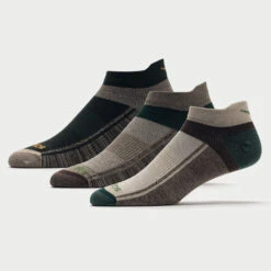 Saucony Inferno Ultralight No Show Socks 3 Pack -Holabird Sports Store 651194 350 1