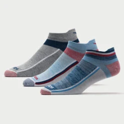 Saucony Inferno Ultralight No Show Socks 3 Pack -Holabird Sports Store 651194 458 2