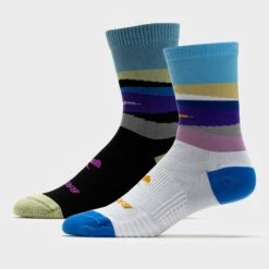 Brooks Ghost Lite Crew Sock 2-Pack -Holabird Sports Store 651285 915 1