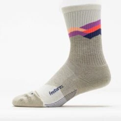 Feetures Elite Trail Mini Crew Max Cushion Socks 15 Feetures Elite Trail Mini Crew Max Cushion Socks -Holabird Sports Store 651313 818 1