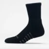 Thorlo Pickleball Light Cushion Crew Socks -Holabird Sports Store 651317 blk 1
