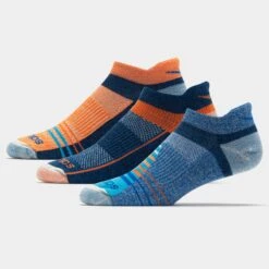 Saucony Inferno Merino Wool No Show Tab Socks 3 Pack 10 Saucony Inferno Merino Wool No Show Tab Socks 3 Pack -Holabird Sports Store 651343 815 1