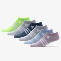 Adidas Superlite 3.0 No Show Socks 6-Pack Women's -Holabird Sports Store 651357 827 1