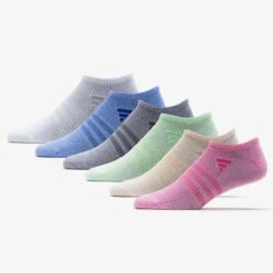 Adidas Superlite 3.0 No Show Socks 6-Pack Women's -Holabird Sports Store 651357 843 1