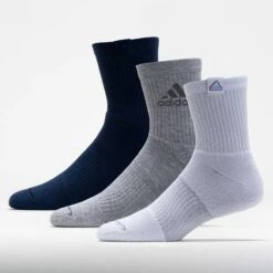 Adidas Cushioned Sport 3.0 High Quarter Socks 3-Pack Men's 9 Adidas Cushioned Sport 3.0 High Quarter Socks 3-Pack Men's -Holabird Sports Store 651392 351 1