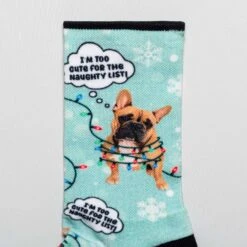 Feetures Elite Light Cushion Mini Crew Sock Santa Paws Edition 6 Feetures Elite Light Cushion Mini Crew Sock Santa Paws Edition -Holabird Sports Store 651394 3