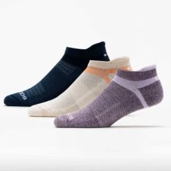 Saucony Inferno Cushioned No Show Tab Socks (3 Pack) -Holabird Sports Store 651403 588 1