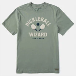 Life Is Good Pickleball Wizard Tee Men's 8 Life Is Good Pickleball Wizard Tee Men's -Holabird Sports Store 700628 534 1