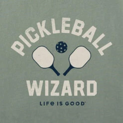 Life Is Good Pickleball Wizard Tee Men's 9 Life Is Good Pickleball Wizard Tee Men's -Holabird Sports Store 700628 534 2