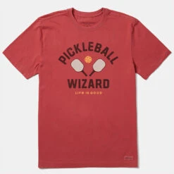 Life Is Good Pickleball Wizard Tee Men's 10 Life Is Good Pickleball Wizard Tee Men's -Holabird Sports Store 700628 660 1