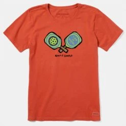 Life Is Good Keep It Simple Pickleball Tee Women's -Holabird Sports Store 700645 971 1