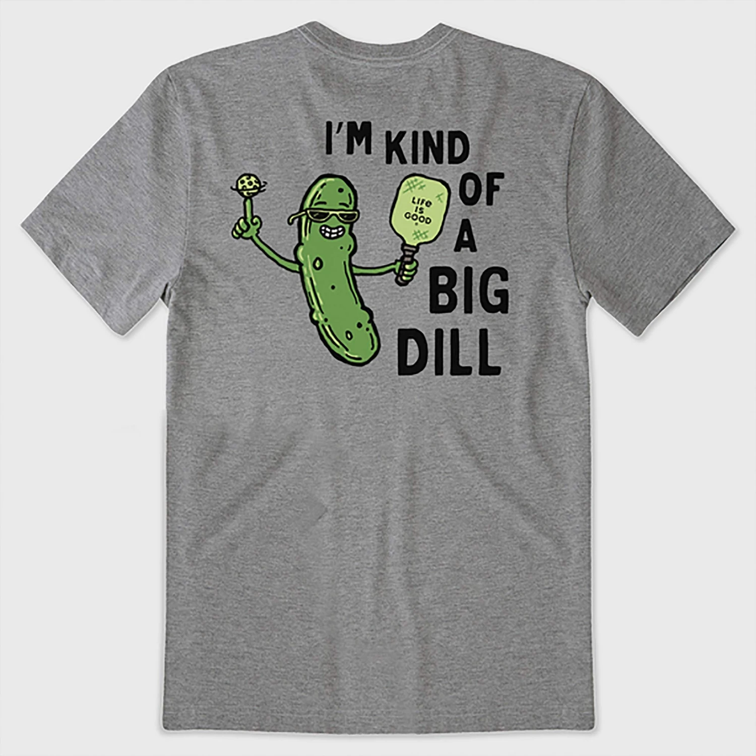 Life Is Good Big Dill Pickleball Crusher-LITE Tee Men's 1 Life Is Good Big Dill Pickleball Crusher-LITE Tee Men's