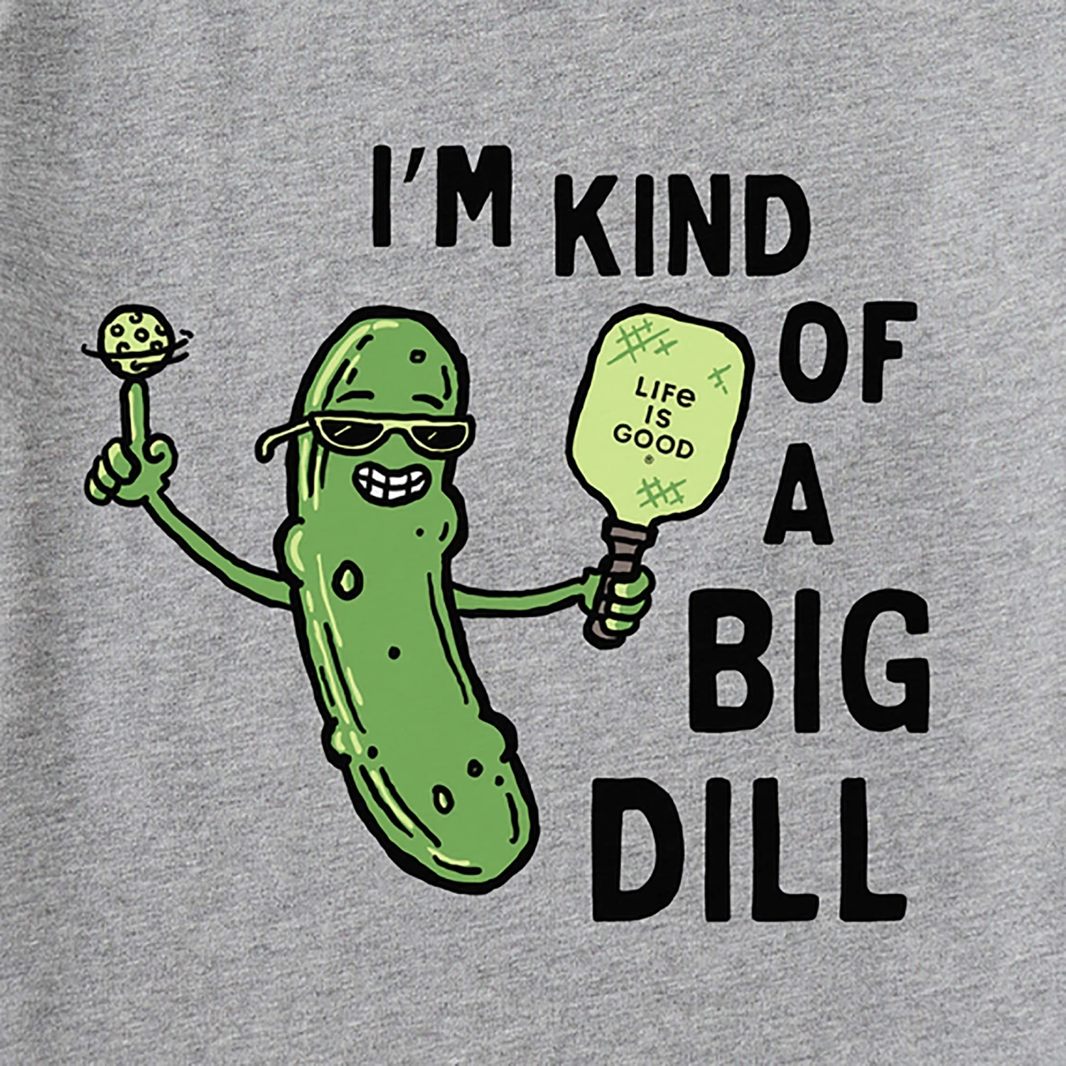 Life Is Good Big Dill Pickleball Crusher-LITE Tee Men's 3 Life Is Good Big Dill Pickleball Crusher-LITE Tee Men's - Image 3