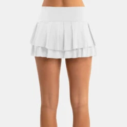 Lucky In Love Wavy Pleat Tier Skirt Women's 9 Lucky In Love Wavy Pleat Tier Skirt Women's -Holabird Sports Store 758083 110 2
