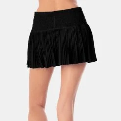 Lucky In Love Long Pleated Smocked Skirt Women's 7 Lucky In Love Long Pleated Smocked Skirt Women's -Holabird Sports Store 758387 001 2