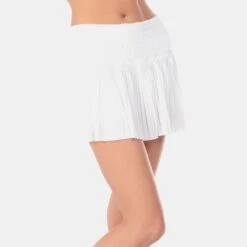 Lucky In Love Long Pleated Smocked Skirt Women's 8 Lucky In Love Long Pleated Smocked Skirt Women's -Holabird Sports Store 758387 110 1