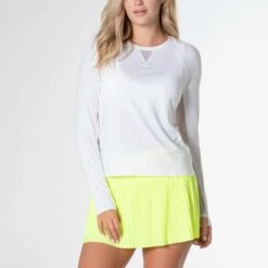 Lucky In Love LUV High Low Breezy Long Sleeve Women's 8 Lucky In Love LUV High Low Breezy Long Sleeve Women's -Holabird Sports Store 758403 110 1