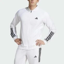 Adidas Club 3-Stripe Knit Jacket 2025 Men's -Holabird Sports Store 758438 411 1
