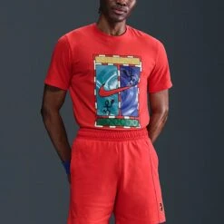 Nike Dri-FIT Tennis Graphic T-Shirt Summer 2025 Men's -Holabird Sports Store 758508 696 1