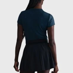 Nike Dri-FIT Advantage Short Sleeve Tennis Top Women's -Holabird Sports Store 758510 478 2