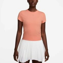 Nike Dri-FIT Advantage Short Sleeve Tennis Top Women's -Holabird Sports Store 758510 844 1