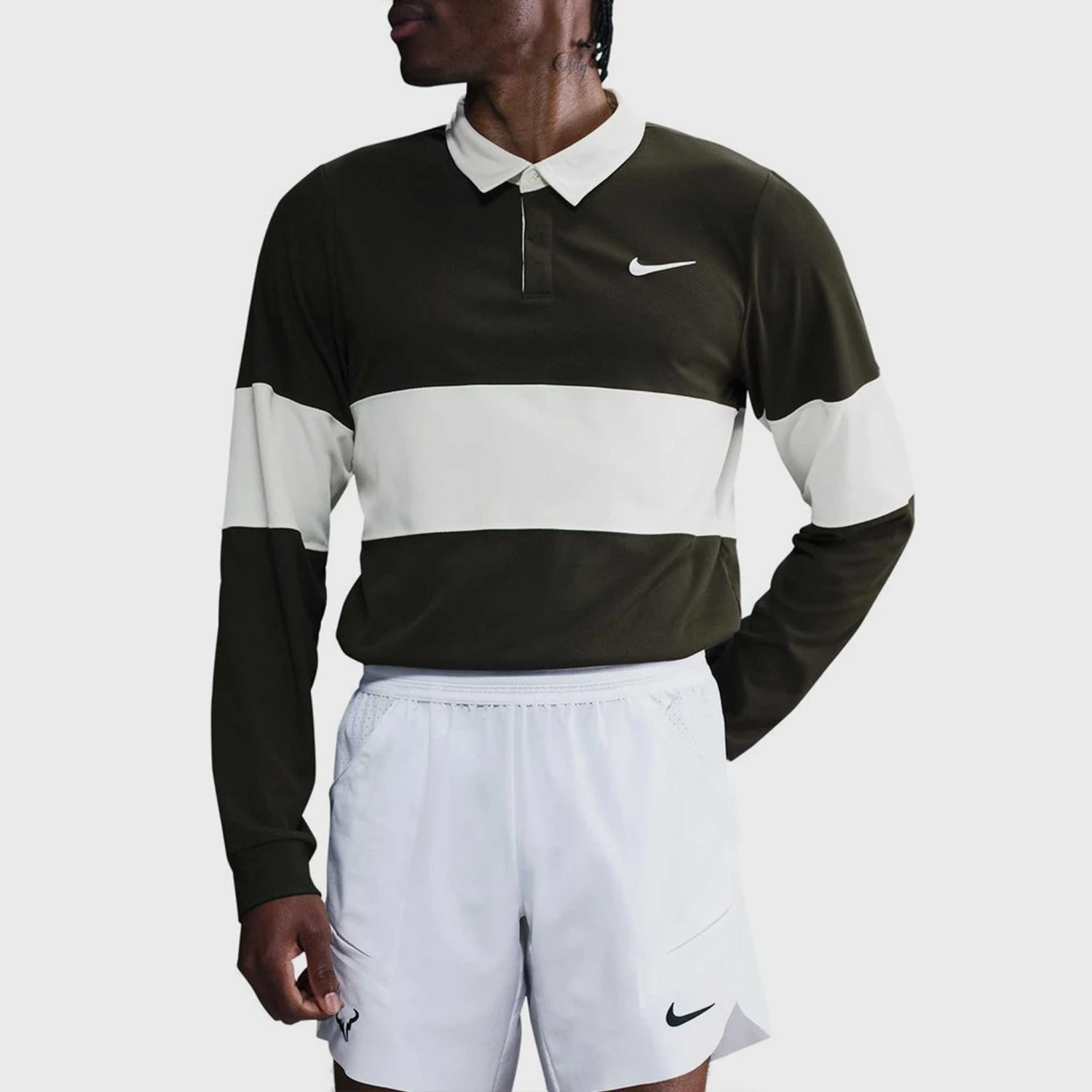 Nike Dri-Fit Advantage Roland Garros Slam Long Sleeve Polo Men's 1 Nike Dri-Fit Advantage Roland Garros Slam Long Sleeve Polo Men's