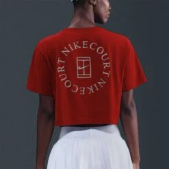 Nike Dri-Fit Slam Short Sleeve Crop Tee Women's -Holabird Sports Store 758576 696 2