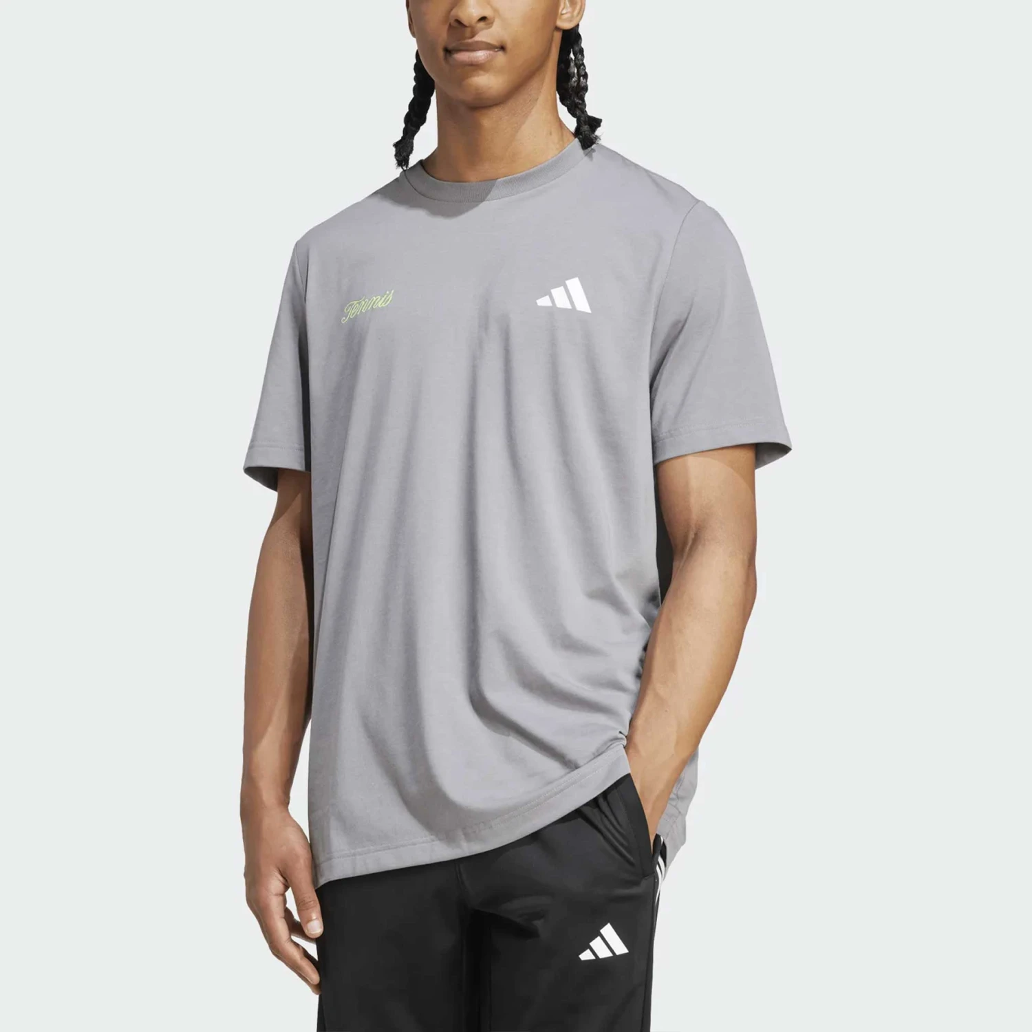 Adidas Tennis Apple Graphic Tee Men's 1 Adidas Tennis Apple Graphic Tee Men's
