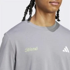 Adidas Tennis Apple Graphic Tee Men's 8 Adidas Tennis Apple Graphic Tee Men's -Holabird Sports Store 758590 569 3