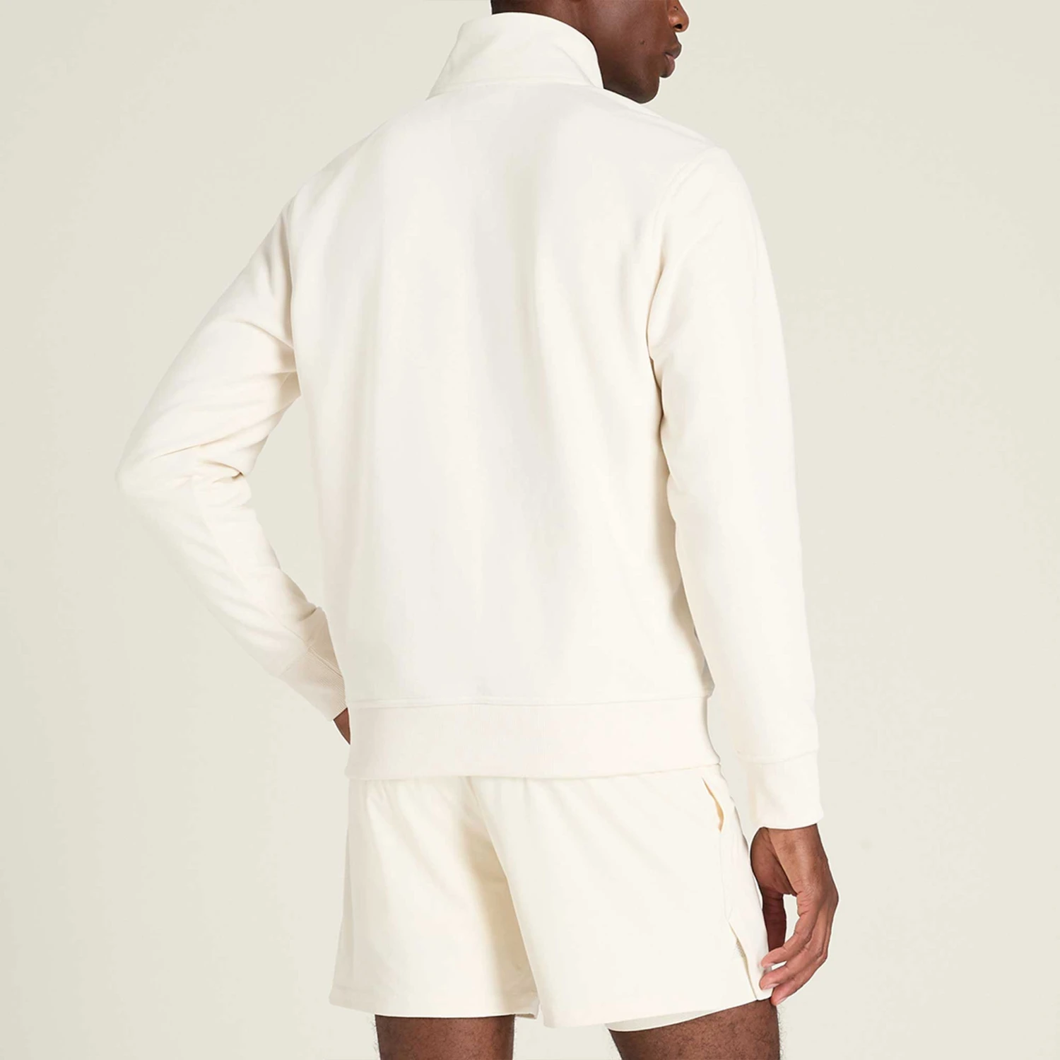 Wilson Tennis Club 1/2 Zip Mock Sweatshirt Men's 4 Wilson Tennis Club 1/2 Zip Mock Sweatshirt Men's - Image 4