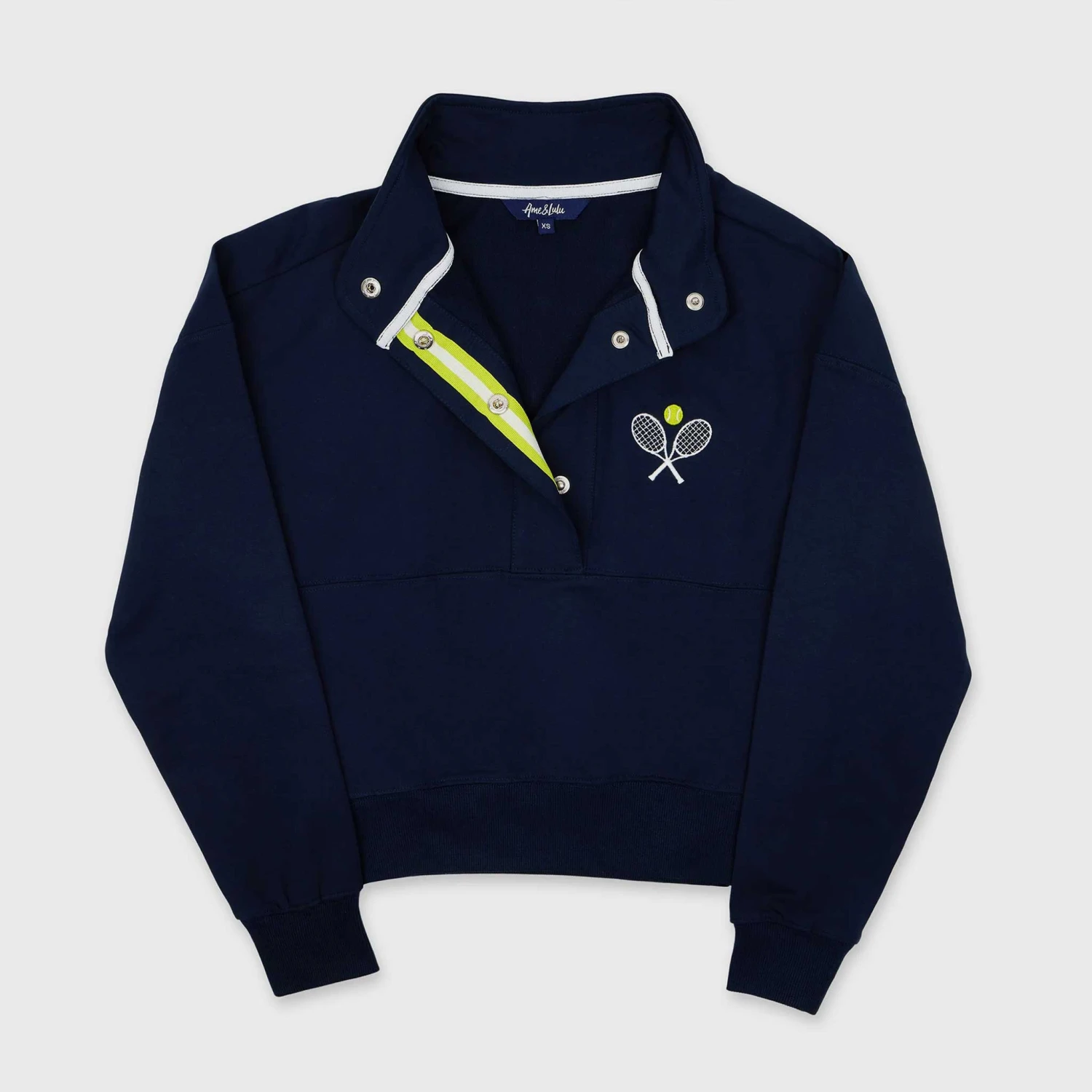 Ame & Lulu Tennis Warmup Pullover Women's 5 Ame & Lulu Tennis Warmup Pullover Women's - Image 5